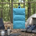 thumbnail image 3 of Hanging Toiletry Bag, Lightweight Roll-Up Travel Organizer with 3 Mesh Zipper Compartments, Water-Resistant Makeup Storage for Camping & Travel, 3 of 6
