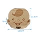 thumbnail image 3 of Caja de dientes de leche español/inglés/francés/ruso organizador de dientes de leche de madera para niños Umbilical yeacher Caja de dientes de leche, 3 of 7