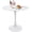 White, variant on Round Dining Table 31.5" Faux Marble White Tulip Table with Pedestal Base for 2-4 People Small Space - Kitchen Living Room Cafe