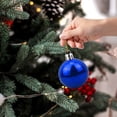 thumbnail image 3 of Ltvvegg 24Pcs Christmas Ball Ornaments, 1.57" Christmas Balls Plastic Shatterproof Christmas Tree Decorations Ornaments Balls Party Decorations, Blue, 3 of 3