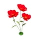 thumbnail image 5 of Flores gigantes para bodas, flores artificiales grandes, corona decorativa multiusos Rojo, 5 of 9