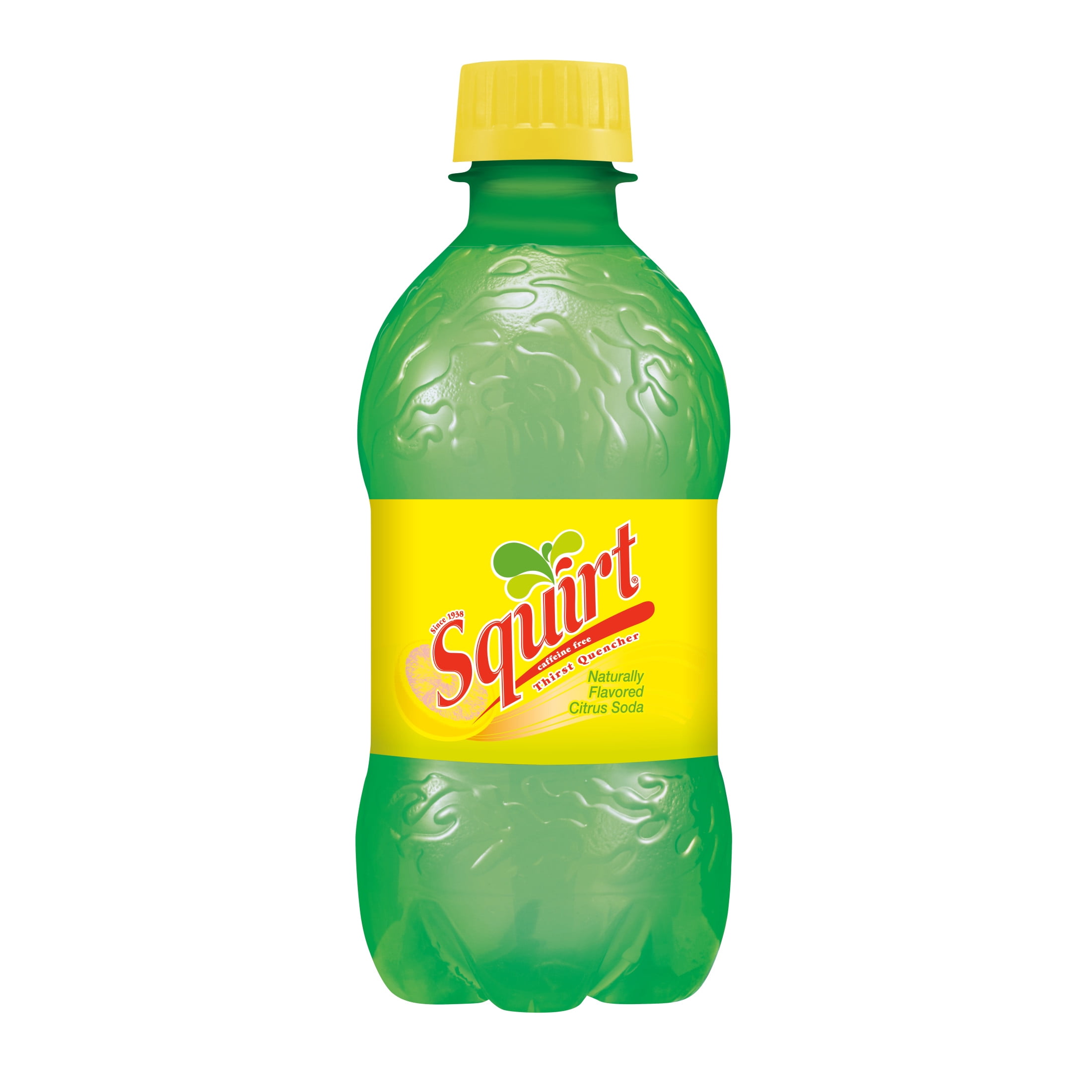 (3 pack) Squirt Caffeine Free Grapefruit Soda Pop, 12 fl oz, 8 Pack Bottles