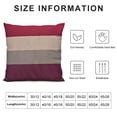 thumbnail image 5 of Nawypu  Ombre Grey Beige Wine Red Stripes Reversible Throw Pillow Covers for Boys Geometric Pillow Covers Home Decor Modern Striped Art Square Cushion Covers Decor Abstract Art, 5 of 5