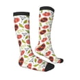 thumbnail image 3 of Fotbe Tomatoes print Women's Men's Novelty Crew Socks Cotton Socks Knee High Socks for Walking,Running,Nurses,Pregnancy, 3 of 9