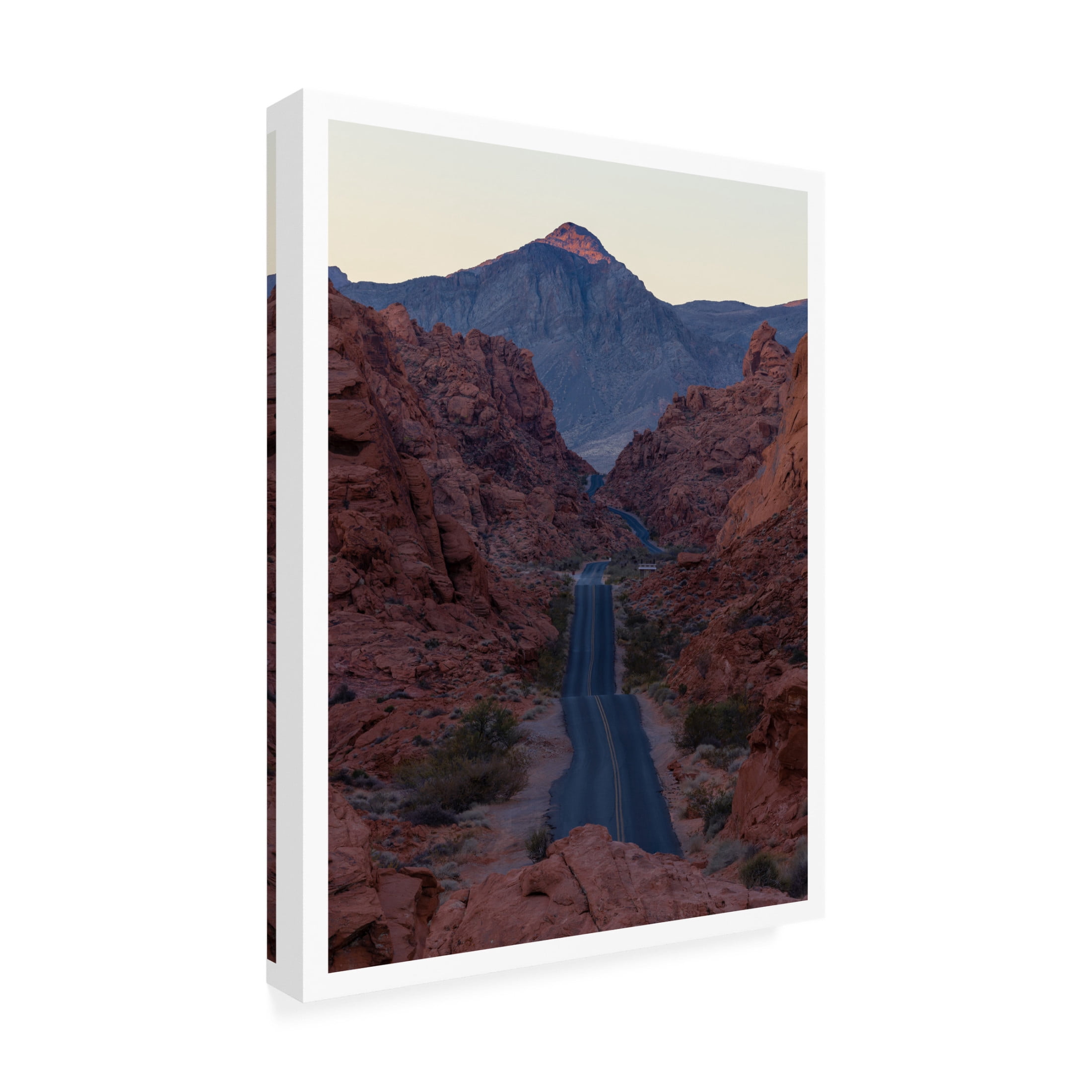 Trademark Fine Art Anand Shivalkar Sunrise At Valley Of Fire Canvas Wall Art