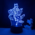 thumbnail image 1 of Luz nocturna LED 3D Plants vs Zombies Kokomis que cambia de color, 1 of 1