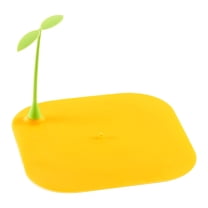 FURNIX Little Bean Sprout Silicone Sink Tub Stopper,Large Silicone Drain Cover Flat Suction Cover No Wet Hand Design,Anti-Odor,Bug-Resistant Bathroom & Kitchen Sink Stopper Cute & Hygienic Home Decor