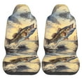 thumbnail image 2 of KAKALAD Bass Fish Jumping 08 Car Accessories Seat Covers Set Vehicle Seat Covers Universal Front Seats Protector 2 Pcs, 2 of 9