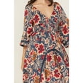 thumbnail image 3 of Free People Women's Dixie Floral Print Maxi Dress Indigo X-  US, 3 of 4