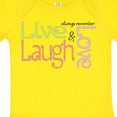 thumbnail image 4 of Inktastic Live, Laugh, Love Boys Baby Bodysuit, 4 of 5
