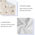 thumbnail image 3 of Coolnut 3 PCS Towel Rabbit & Daisy Flowers Cotton Bath Towel Set (1 Bath Towel, 1 Hand Towel, 1 Washcloth) for Bathroom, Super Soft and Quick Dry Towels, 3 of 6