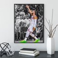 thumbnail image 2 of Póster MENKARWHY de Jalen Brunson con firma en lienzo, 2 of 7
