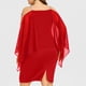 thumbnail image 4 of Vestido largo con volantes de encaje para mujer talla grande - Hombros descubiertos y manga media - Vestido de noche formal retro - Para bodas y bailes de graduación, 4 of 8