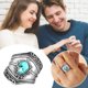 thumbnail image 2 of Anillo de Bohemia Anillo de Preocupación Anillo de Cinturón Liso Anillo Hombres y Mujeres, 2 of 8