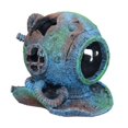 thumbnail image 2 of Innovative Fish Tank Landscaping Decoration Diving Helmet Shape Aquarium Decoration, 2 of 9