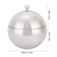 thumbnail image 3 of Khall Stainless Steel Double Wall Insulation Ice Bucket Container Wine Champagne Barrel with Cover for Wedding Parties,Ice Bucket Container,Ice Barrel, 3 of 8