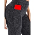 thumbnail image 3 of Niusricy Women Basic Flare Yoga Pants Ladies Solid Stretch High Waist Workout Pants Tummy Control Athletic Slimming Running Yoga Leggings Exercise Spotom for Fitness Sport Running Activewear, 3 of 4