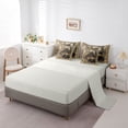 thumbnail image 5 of Homewish Safari Bear Bedding Comforter Set 7-Piece for Teenagers,Jungle Animal King Bedding Sets,Woodland Vintage Cabin Ultra Soft Bed Sheets,Luxury Bedroom Decor,Reversible, 5 of 8