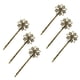 thumbnail image 1 of 6pcs Pinzas de cabellero de Metal Vintage Horquillas de de Nieve Accesorios para El Cabello de Mujer, 1 of 3