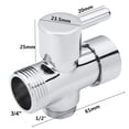 thumbnail image 2 of Bidet de Douche à Main pour Robinets de Salle de Bain, Pulvérisateur 3/4 T, Ensemble Complet, 2 of 17