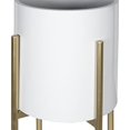 thumbnail image 5 of Stratton Home Decor White and Gold Metal Plant Stand, 5 of 5