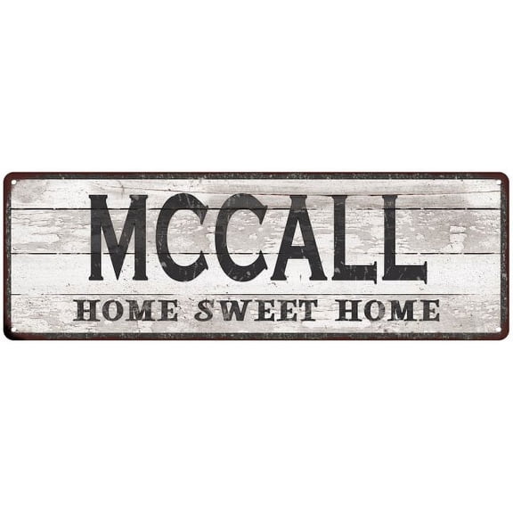 MCCALL Home Sweet Home Country Look 6x18 Metal Sign 106180045557