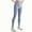 Light Blue, variant on Styesk Women's Pants Women's Solid Color No Embarrassment Line Peach Hip Lift Yoga Pants High Waist Abdominal Compression Running Sports Nude Yoga Pants