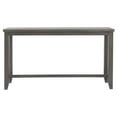 thumbnail image 3 of Sunset Trading DLU-EL6518 Nuances de Petite Table de Pub et Console de Sofa, Gris - Rectangulaire, 3 of 4