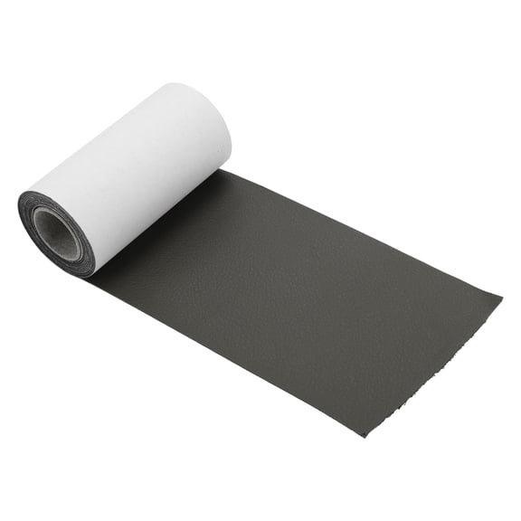 Unique Bargains Self Adhesive Leather Repair Patch Strong Stickiness 3.1"x60" Leather Repair Tape PU Leather Deep Gray 1 Pcs