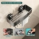 thumbnail image 3 of Esquinero para Baño Regadera Ventosa Repisas Sin Taladro Organizador de Regadera Metal de Aluminio Porta Shampoo Antióxido Estante Organizador Baño Gris Mueble para Regadera, 3 of 4