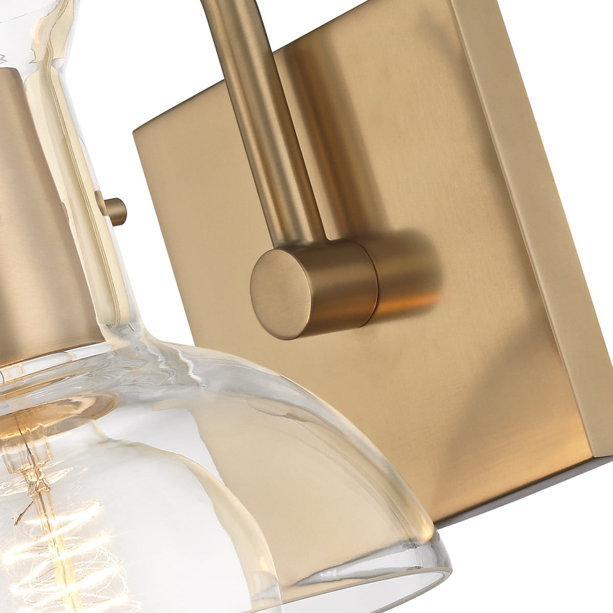 -One Light Bathroom Light Fixture in Style-6 inches Wide By 8 inches High-Polished Nickel Finish Bailey Street Home 735-Bel-2692729