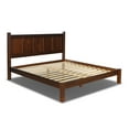 thumbnail image 4 of Grain Wood Furniture Shaker Solid Wood Panel Platform Bed, King Size, Cherry Finish, 4 of 8