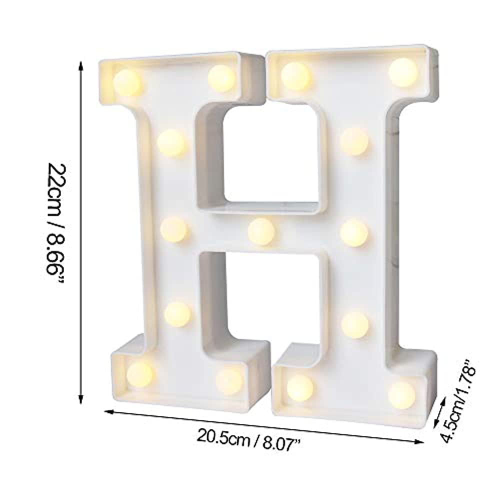 LED Letter Lights Sign 26 Letters Alphabet Light Up Letters Sign for Night  Light Wedding Birthday Party Battery Powered Christmas Dorm Lamp Home Bar  Decoration 2024 - $7.99