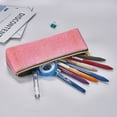 thumbnail image 5 of Naloa Sparkly Glitter Print Leather Pencil Case - Portable Big Capacity Pencil Pouch Organizer Bag Stationery Bag for Work & Office Pencil Pen Case, 5 of 5