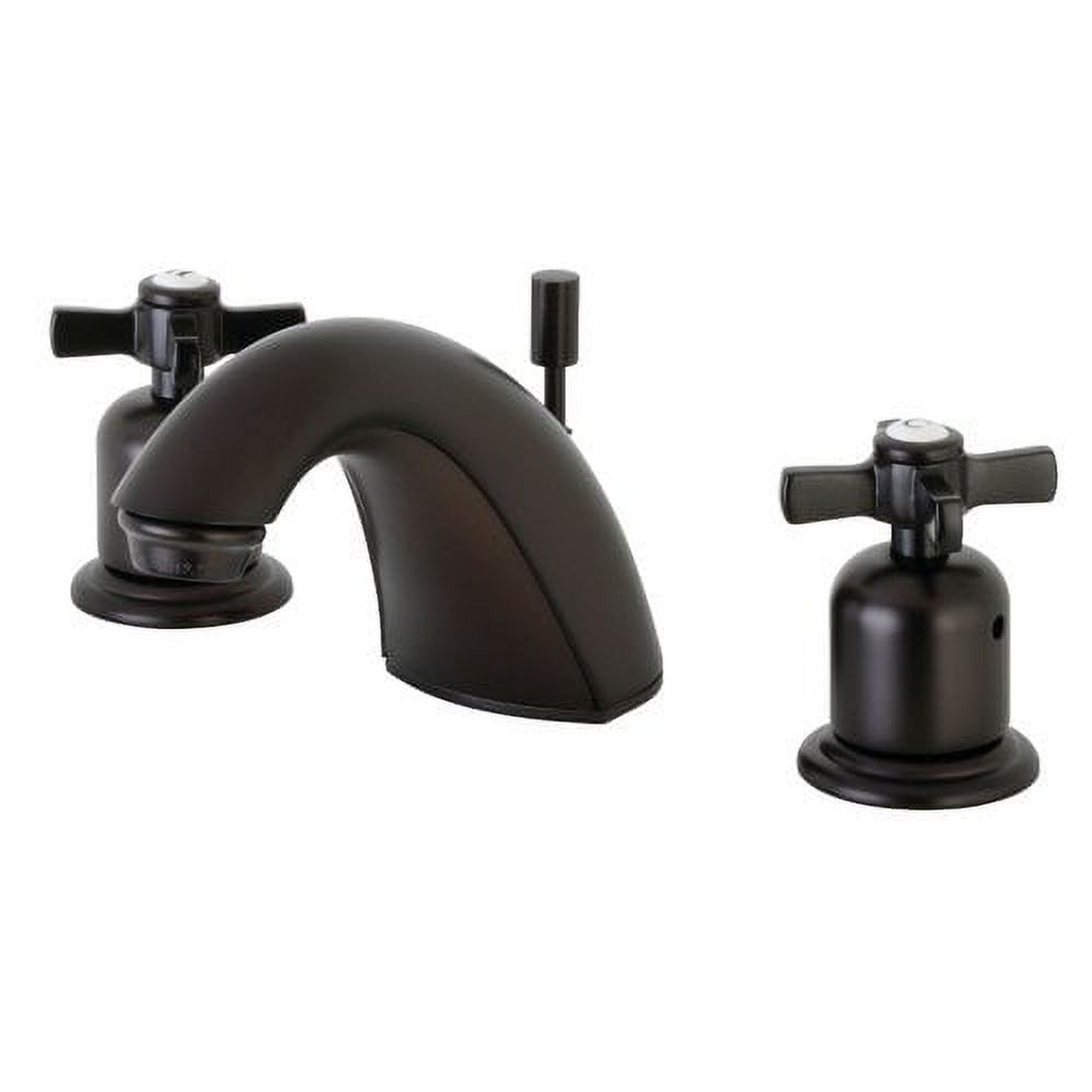 Kingston Brass Millennium KB4648ZX 4" Centerset Lavatory Faucet with Retail Pop-up Drain, Satin Nickel