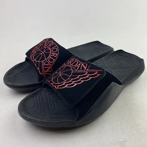 Nike Air Jordan Hydro 7 Slides Mens Size 9 Black University Red