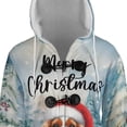 thumbnail image 4 of Merry Christmas Cavalier King Charles Spaniel Enjoys Woofmas Winter Xmas Holiday All Over Print 3D Hooded Duffle Toggle Coat Dog Lover Gifts - 02022, 4 of 6