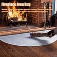 thumbnail image 5 of Heat Resistant Non-slip Surface Wide Application Indoor Outdoor Rug, Fireproof Mat Made in USA for Kitchen Fireplace Protection, 122 X 76 Cm, Black, 5 of 5