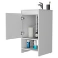 thumbnail image 3 of Boahaus Amanda Modern Vanity with Ample Storage Cabinet, White, 3 of 4