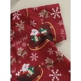 thumbnail image 6 of Wassery Kids Boys Christmas Gentleman Clothes Set 1T 2T 3T 4T 5T Little Boys Santa Claus Printed Short Sleeve Button Shirt + Solid Color Shorts Set 2PCS Christmas Clothing Outfits for Toddler Boys, 6 of 8