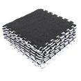 thumbnail image 2 of Foam Interlocking Tiles, Fluffy Climbing Area Rugs 10pcs Plush Interlocking Carpet  for Home Black,Pink, 2 of 7