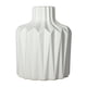 thumbnail image 4 of Jarrón de cerámica geométrico, decoración de mesa, ligero, estilo bohemio, para entrada. Talla M Blanco, 4 of 9