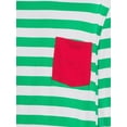 thumbnail image 4 of George Men’s Jolly Green Stripe Holiday Matching Family Christmas Pajamas Set, 2-Piece, Sizes S-XL, 4 of 5