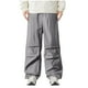 thumbnail image 2 of Pantalones largos para hombre, con protección solar, color liso, cintura elástica y cordón ajustable., 2 of 8