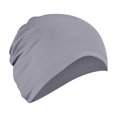 thumbnail image 2 of Summer Lightweight Cotton , Breathable Thin Sleep Hats, Skull Caps for Running Cycling Hiking Fishing Light Gray, 2 of 4