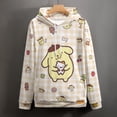 thumbnail image 2 of Pompompurin Hoodie 3D Print Pullover Hooded Long Sleeve Sweatshirts Tops Blouse with Pocket for Mens Womens, 2 of 6