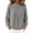 Grey, variant on Rollneck Sweater Womens Long Sleeve Knitted Pullover High Low Hem Trendy 2026 Fall Womens Oversized Fall Winter Knitwear, Cable Soft Sweater by Duoif