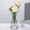 Black, variant on Metal Geometric Flower Arrangement Stand, Iron Plants Holder for Desk, Table, Balcony, Home Garden Decor - 20.7cm H
