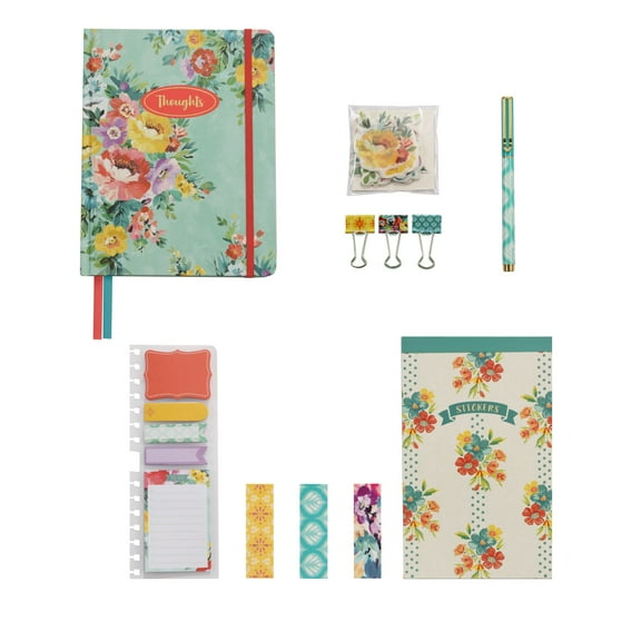 The Pioneer Woman Sweet Romance 16-Piece Journal Set