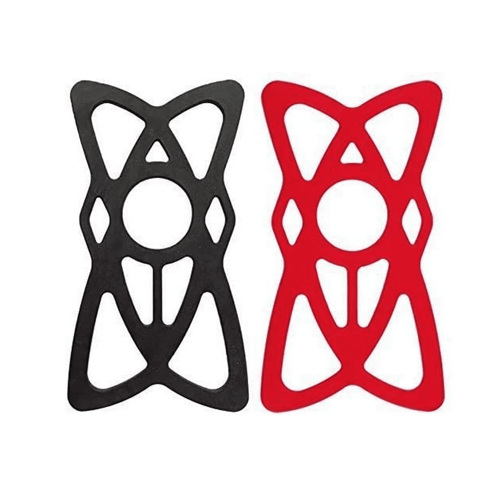 Non-slip Shockproof Bike Mount Motorcycle X Web Grip Silicone Cell Phone Holder Band Security Shockproof Phone Mount Accessory